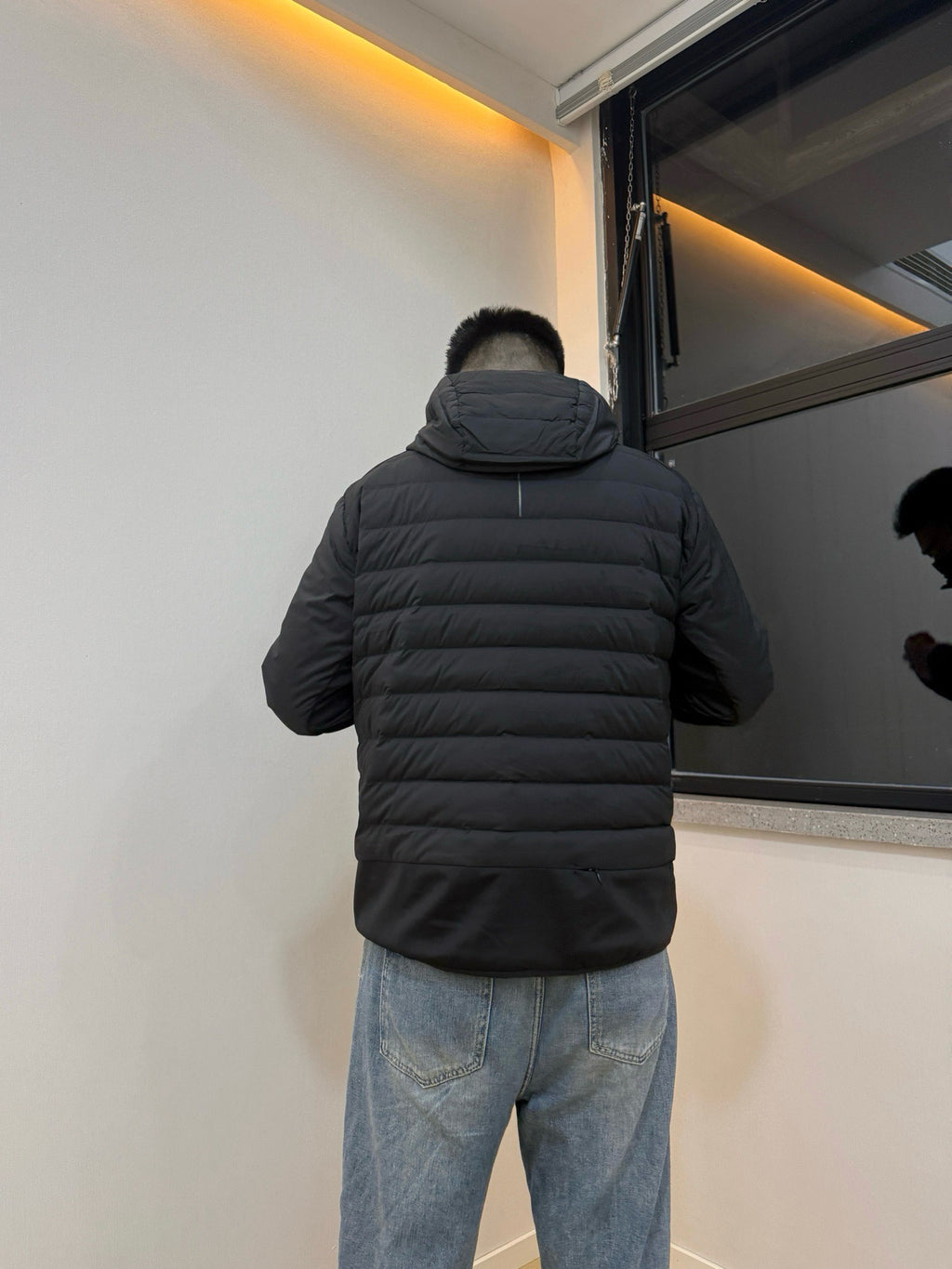 Down for It All Ultra-Light Slimming Goose Down Jacket – High-Performance "Ribbed" Puffer – Zero-Weight Warmth with Underarm Stretch Panels for Fitness & Style