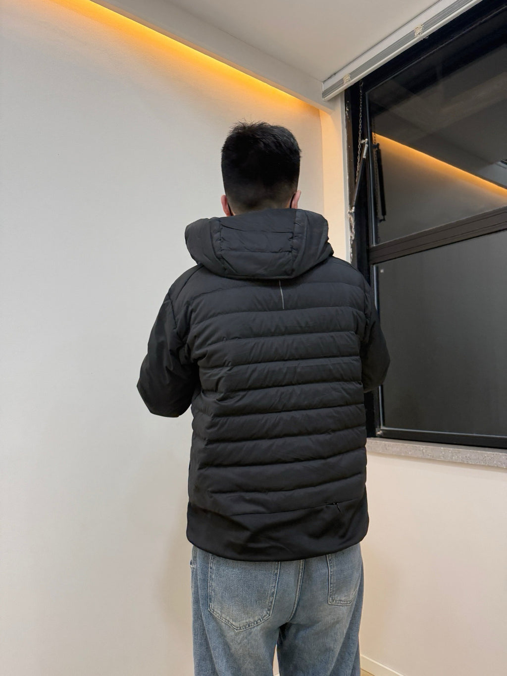 Down for It All Ultra-Light Slimming Goose Down Jacket – High-Performance "Ribbed" Puffer – Zero-Weight Warmth with Underarm Stretch Panels for Fitness & Style