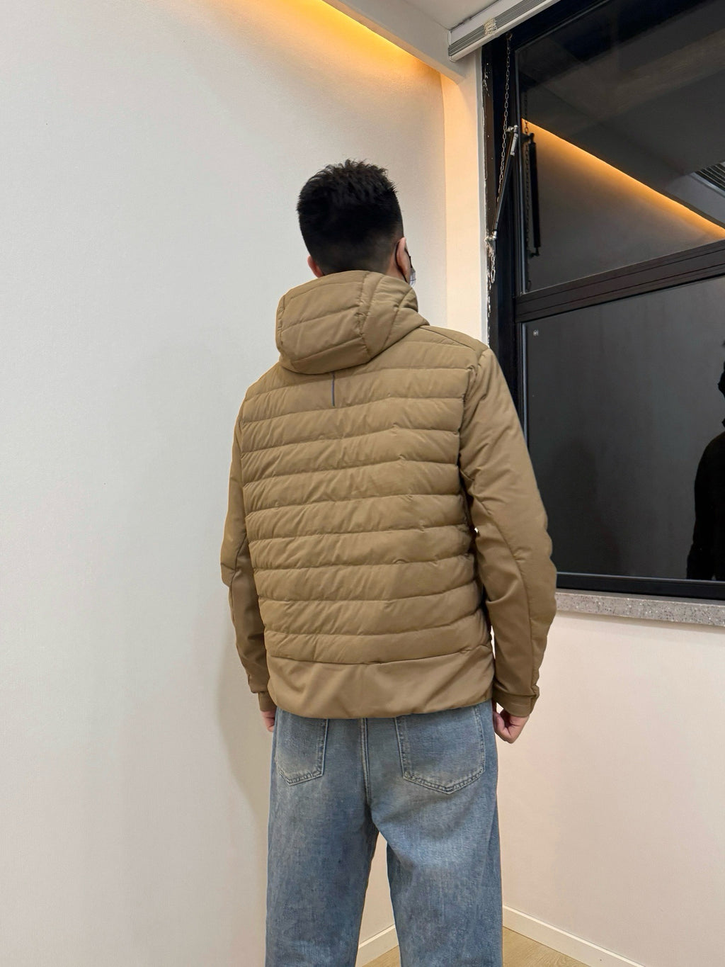 Down for It All Ultra-Light Slimming Goose Down Jacket – High-Performance "Ribbed" Puffer – Zero-Weight Warmth with Underarm Stretch Panels for Fitness & Style