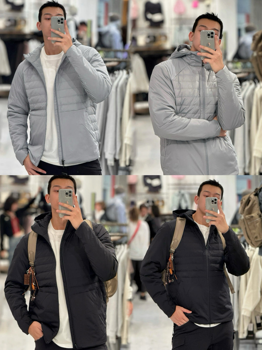 Down for It All Ultra-Light Slimming Goose Down Jacket – High-Performance "Ribbed" Puffer – Zero-Weight Warmth with Underarm Stretch Panels for Fitness & Style