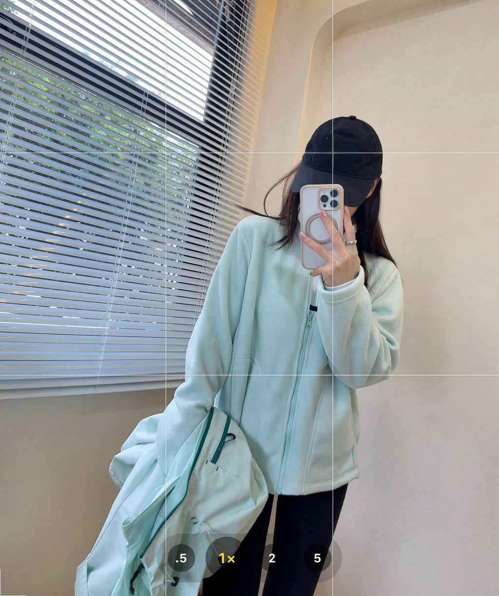 3-in-1 Waterproof Outdoor Shell Jacket with Detachable Grid Fleece Inner – Ultra-Light Thermal Windbreaker for Hiking & Daily Wear Unisex 7 Colors