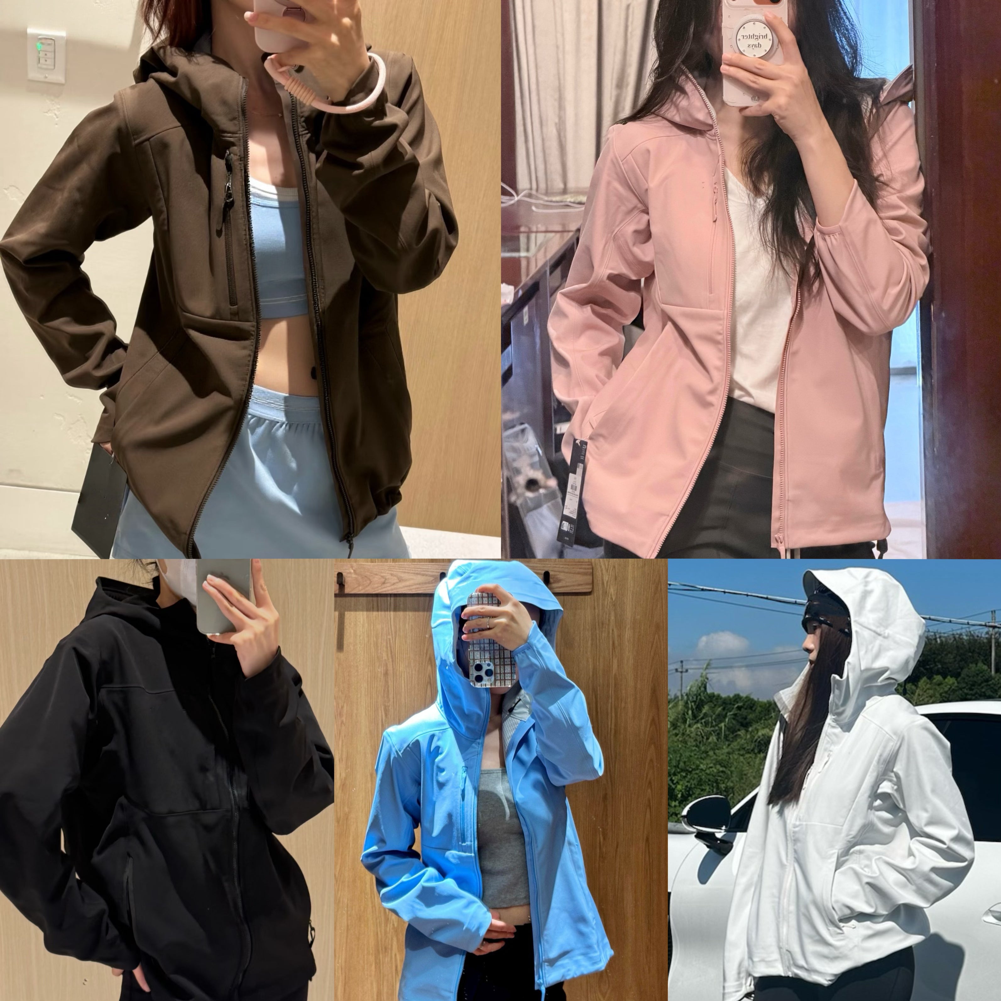 Women's Waterproof Softshell Jacket Windproof Breathable Outdoor Coat