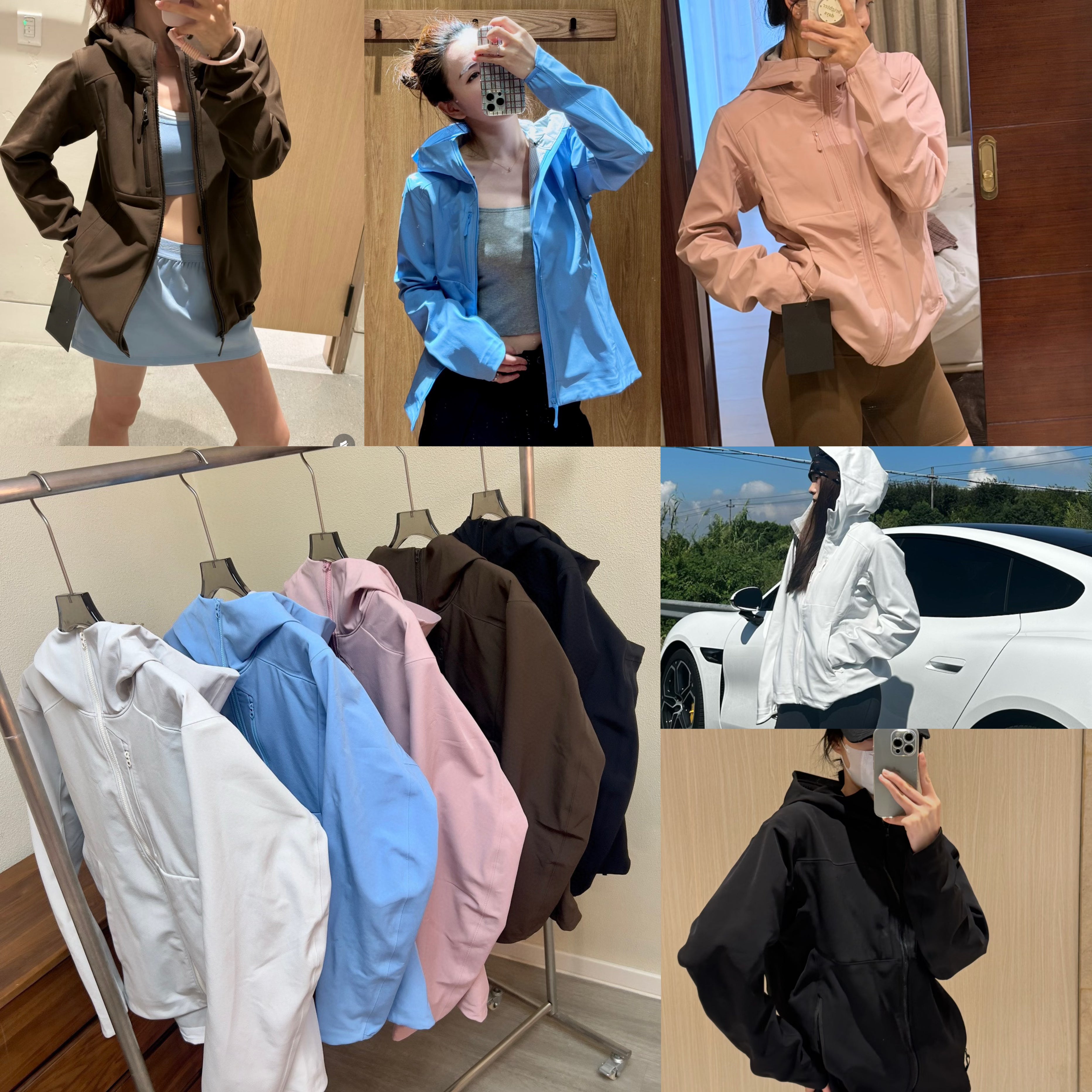 Women's Waterproof Softshell Jacket Windproof Breathable Outdoor Coat