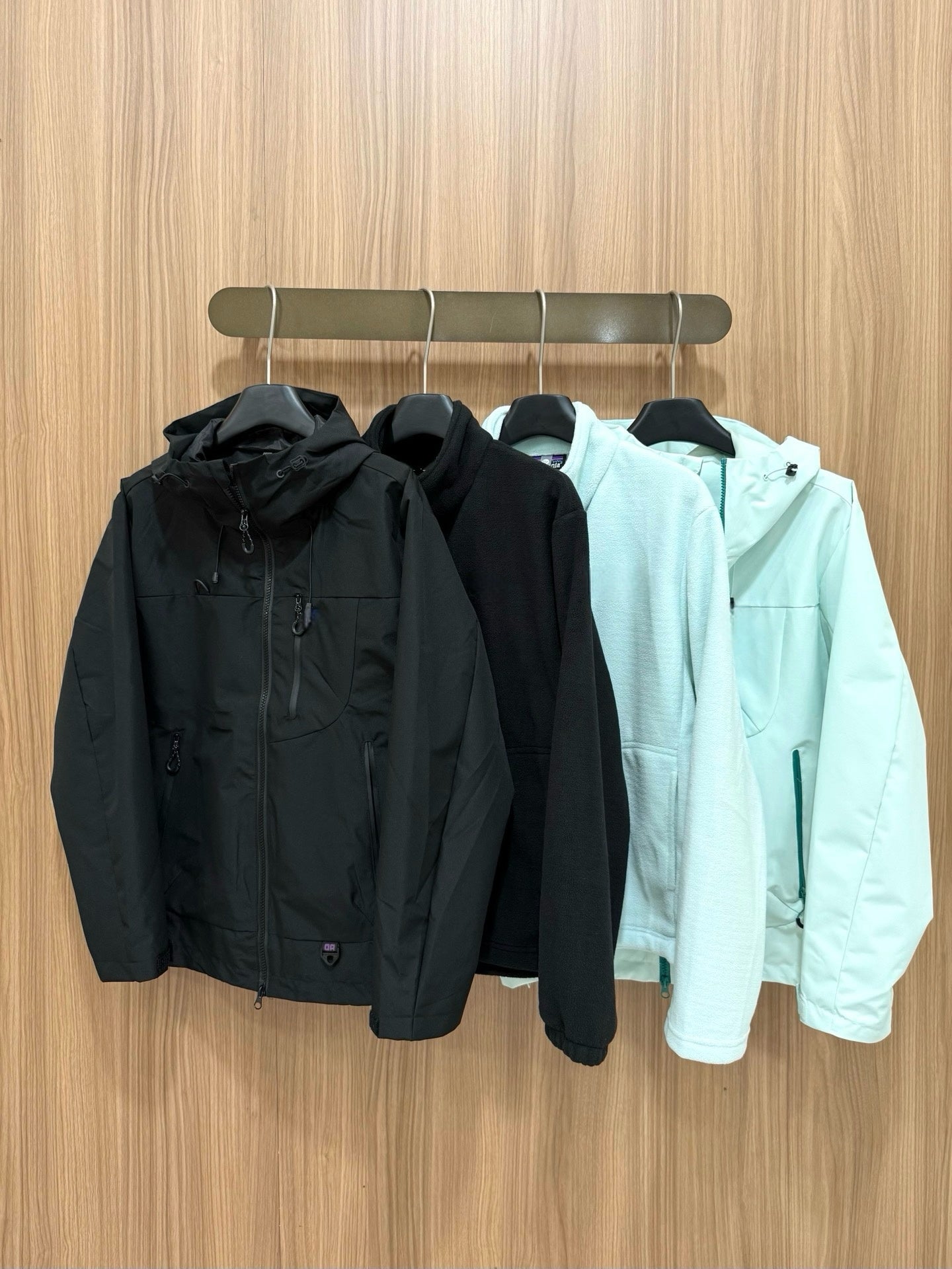 3-in-1 Waterproof Outdoor Shell Jacket with Detachable Grid Fleece Inner – Ultra-Light Thermal Windbreaker for Hiking & Daily Wear Unisex 7 Colors