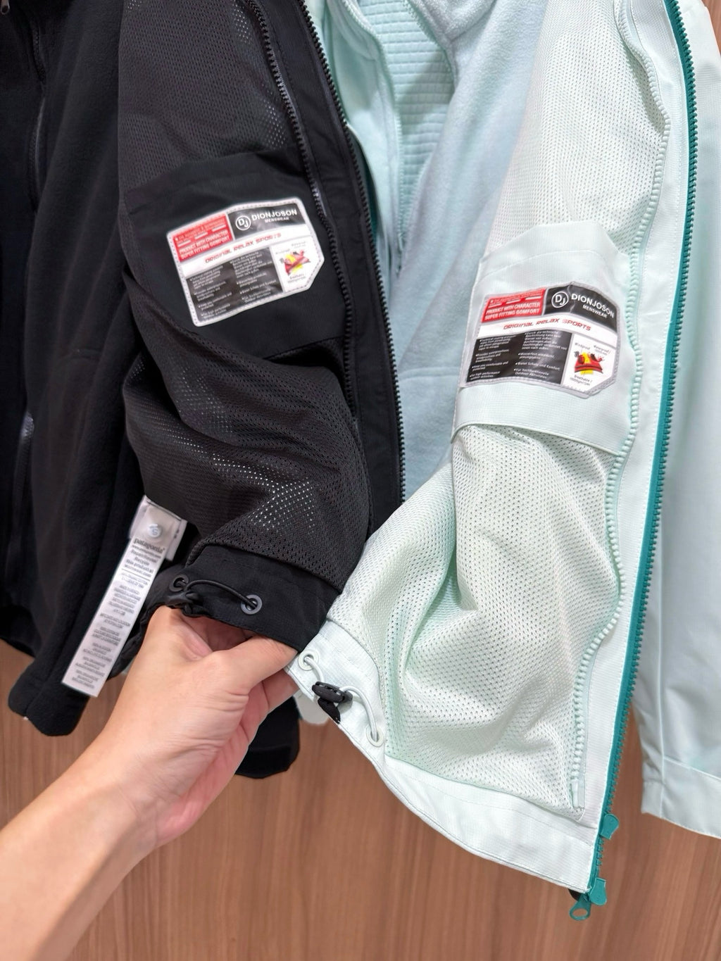 3-in-1 Waterproof Outdoor Shell Jacket with Detachable Grid Fleece Inner – Ultra-Light Thermal Windbreaker for Hiking & Daily Wear Unisex 7 Colors