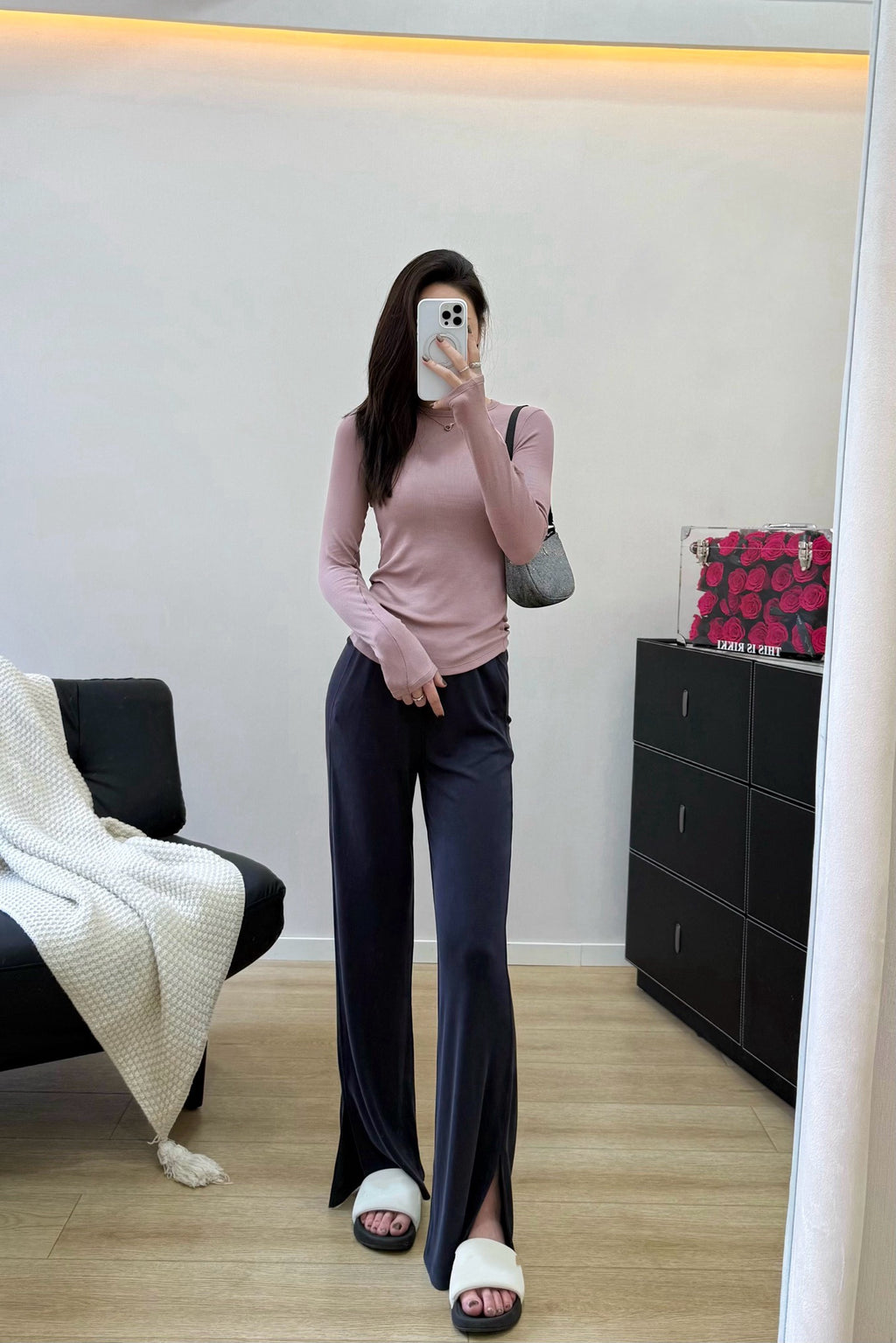 Women's Soft Wide-Leg Flare Pants Soft Breathable Summer Stretchy Casual wearing
