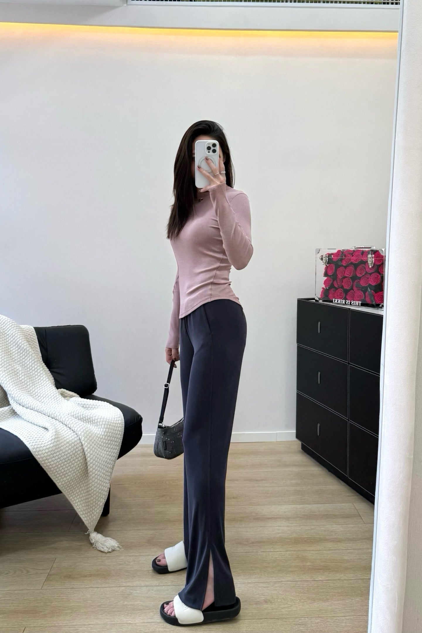 Women's Soft Wide-Leg Flare Pants Soft Breathable Summer Stretchy Casual wearing