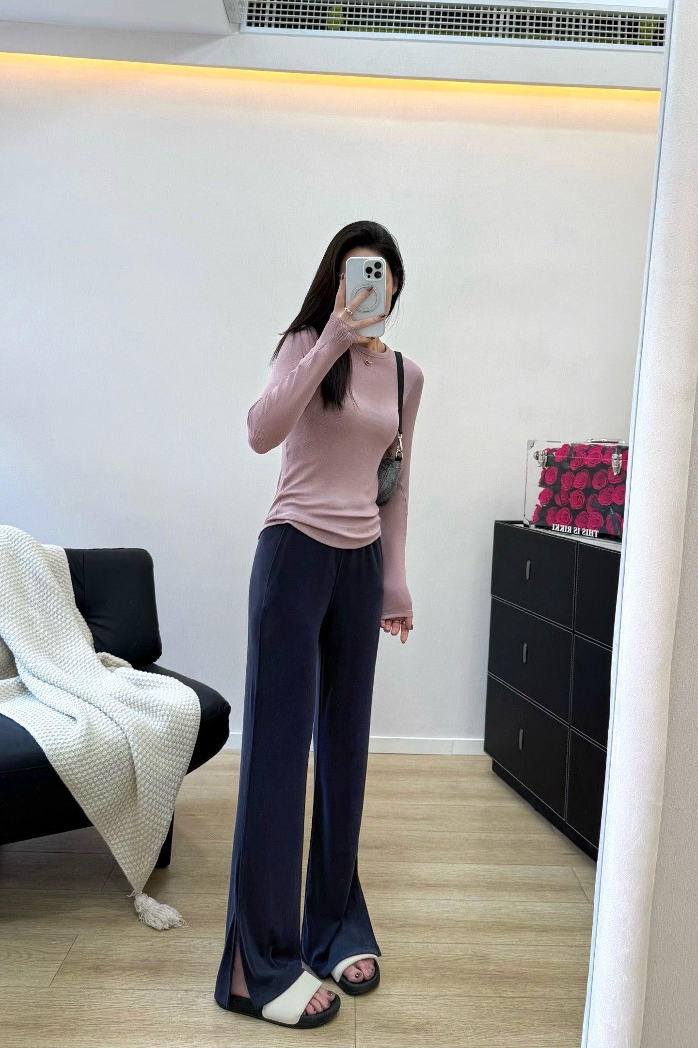Women's Soft Wide-Leg Flare Pants Soft Breathable Summer Stretchy Casual wearing