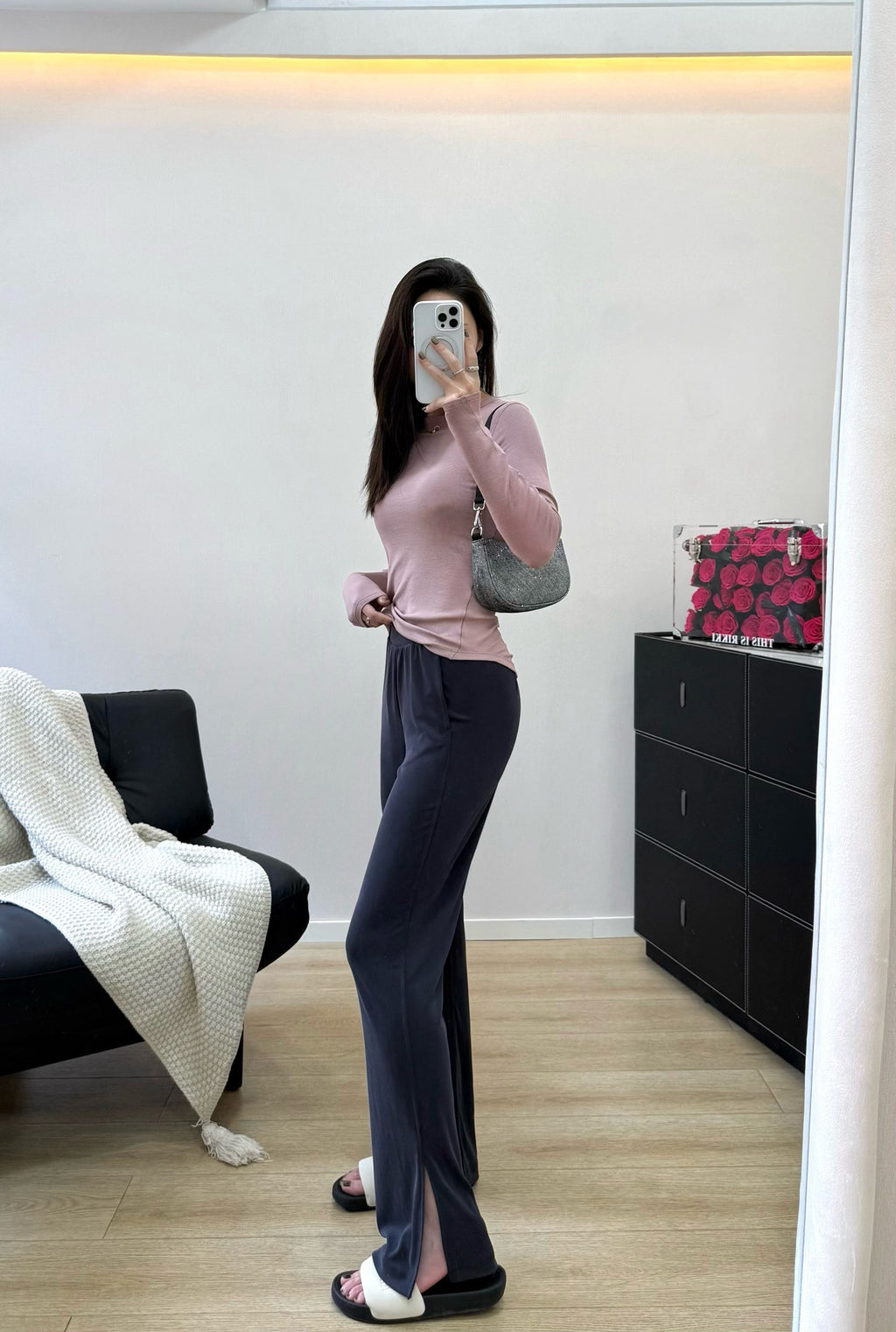 Women's Soft Wide-Leg Flare Pants Soft Breathable Summer Stretchy Casual wearing