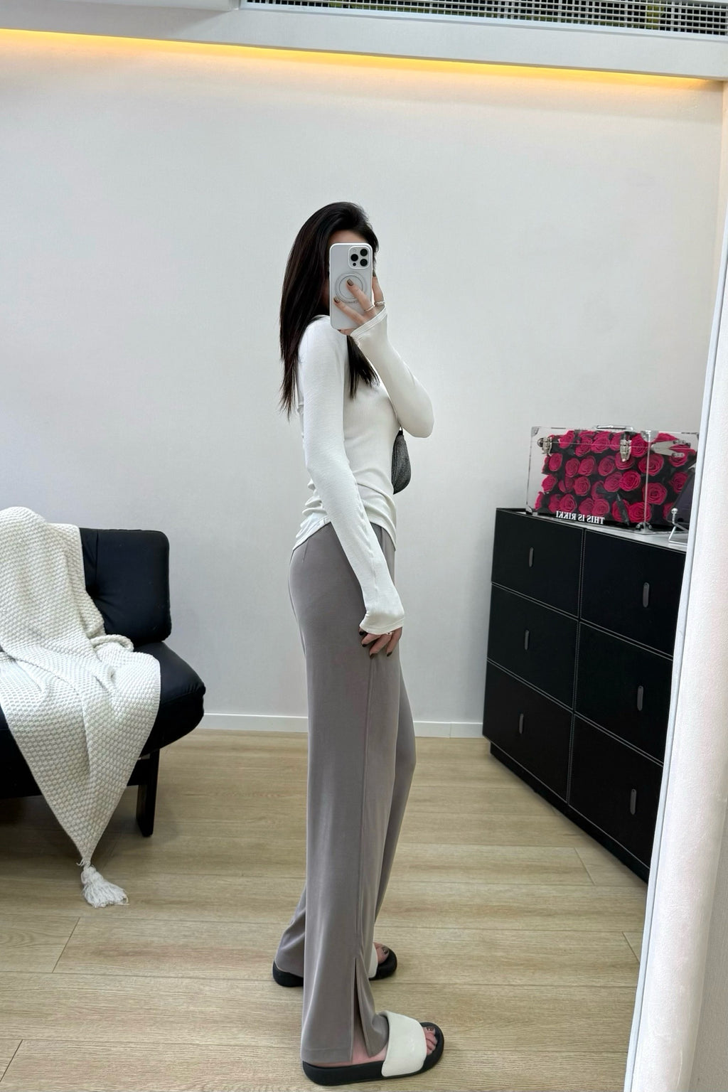 Women's Soft Wide-Leg Flare Pants Soft Breathable Summer Stretchy Casual wearing