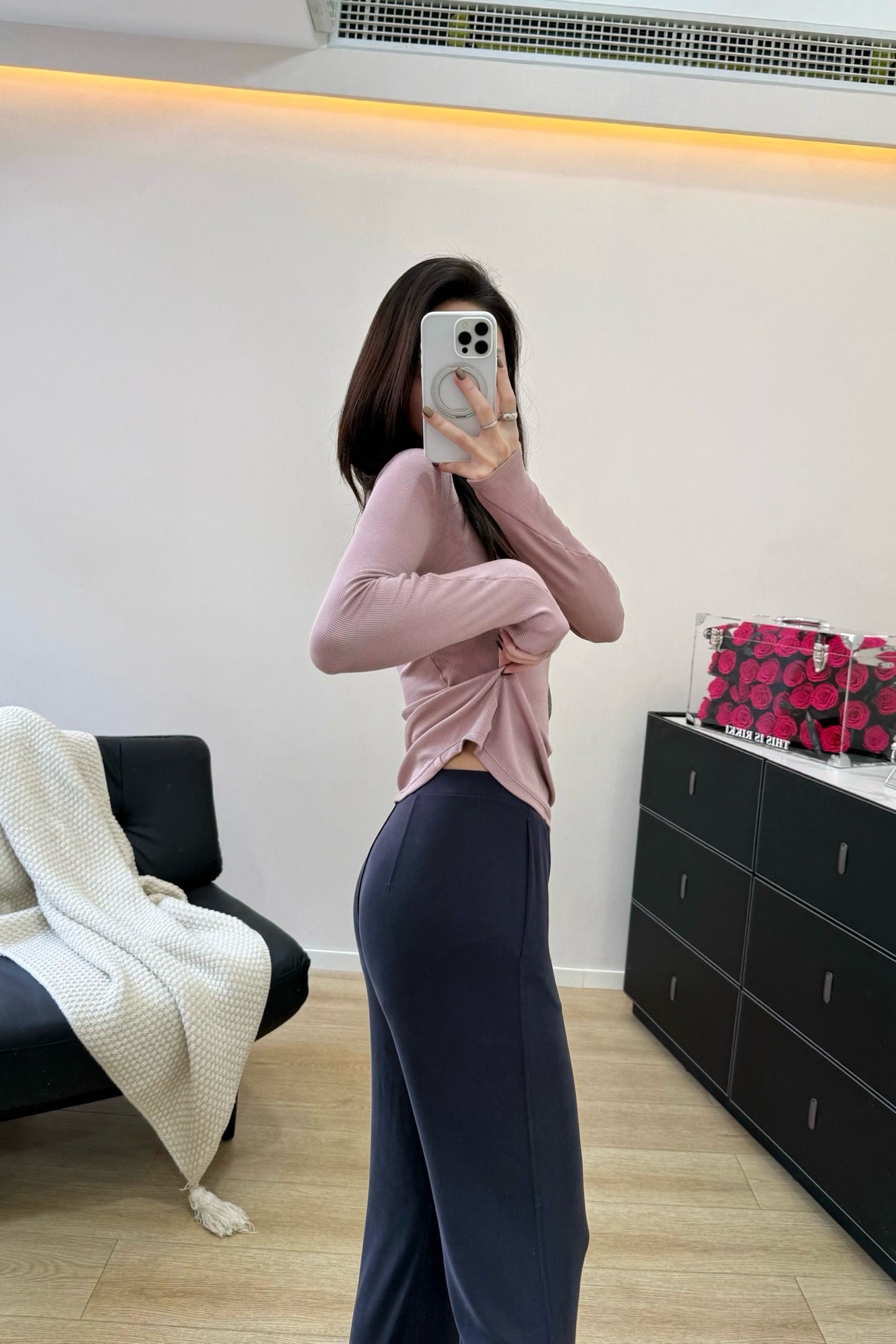 Women's Soft Wide-Leg Flare Pants Soft Breathable Summer Stretchy Casual wearing
