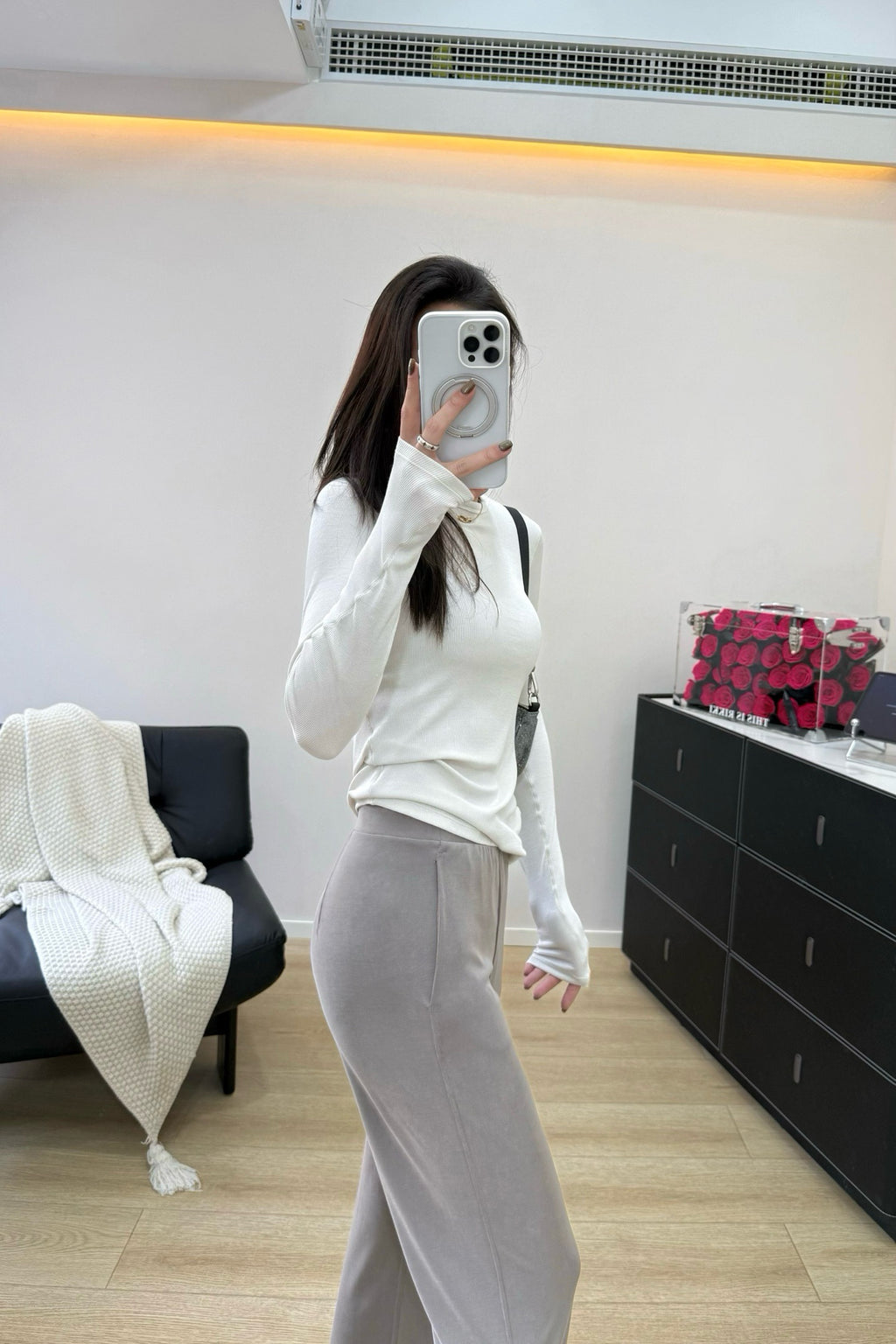 Women's Soft Wide-Leg Flare Pants Soft Breathable Summer Stretchy Casual wearing