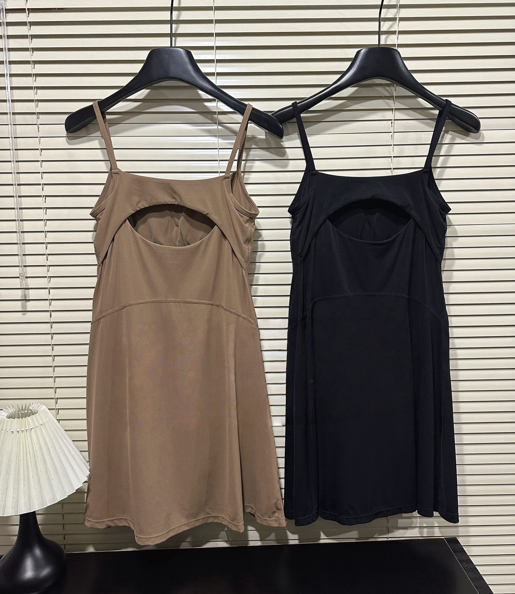 Aln Built-in Bra Active Mini Dress with Shorts & Pockets | Buttery Soft Nulu-Feel Tennis Dress Tummy Control Sculpting Athleisure Dress