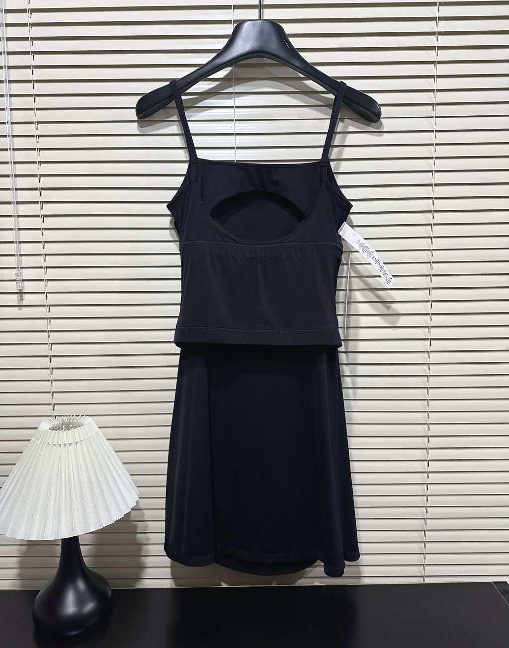 Aln Built-in Bra Active Mini Dress with Shorts & Pockets | Buttery Soft Nulu-Feel Tennis Dress Tummy Control Sculpting Athleisure Dress