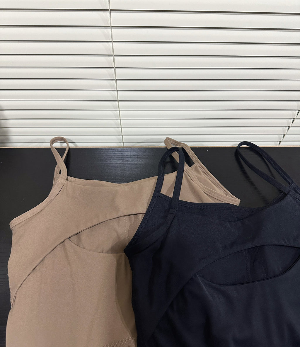 Aln Built-in Bra Active Mini Dress with Shorts & Pockets | Buttery Soft Nulu-Feel Tennis Dress Tummy Control Sculpting Athleisure Dress