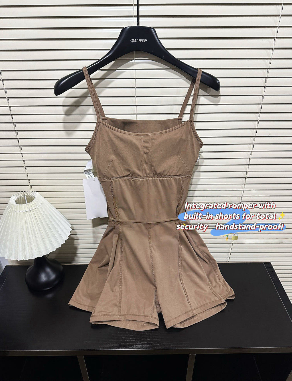 Aln Built-in Bra Active Mini Dress with Shorts & Pockets | Buttery Soft Nulu-Feel Tennis Dress Tummy Control Sculpting Athleisure Dress