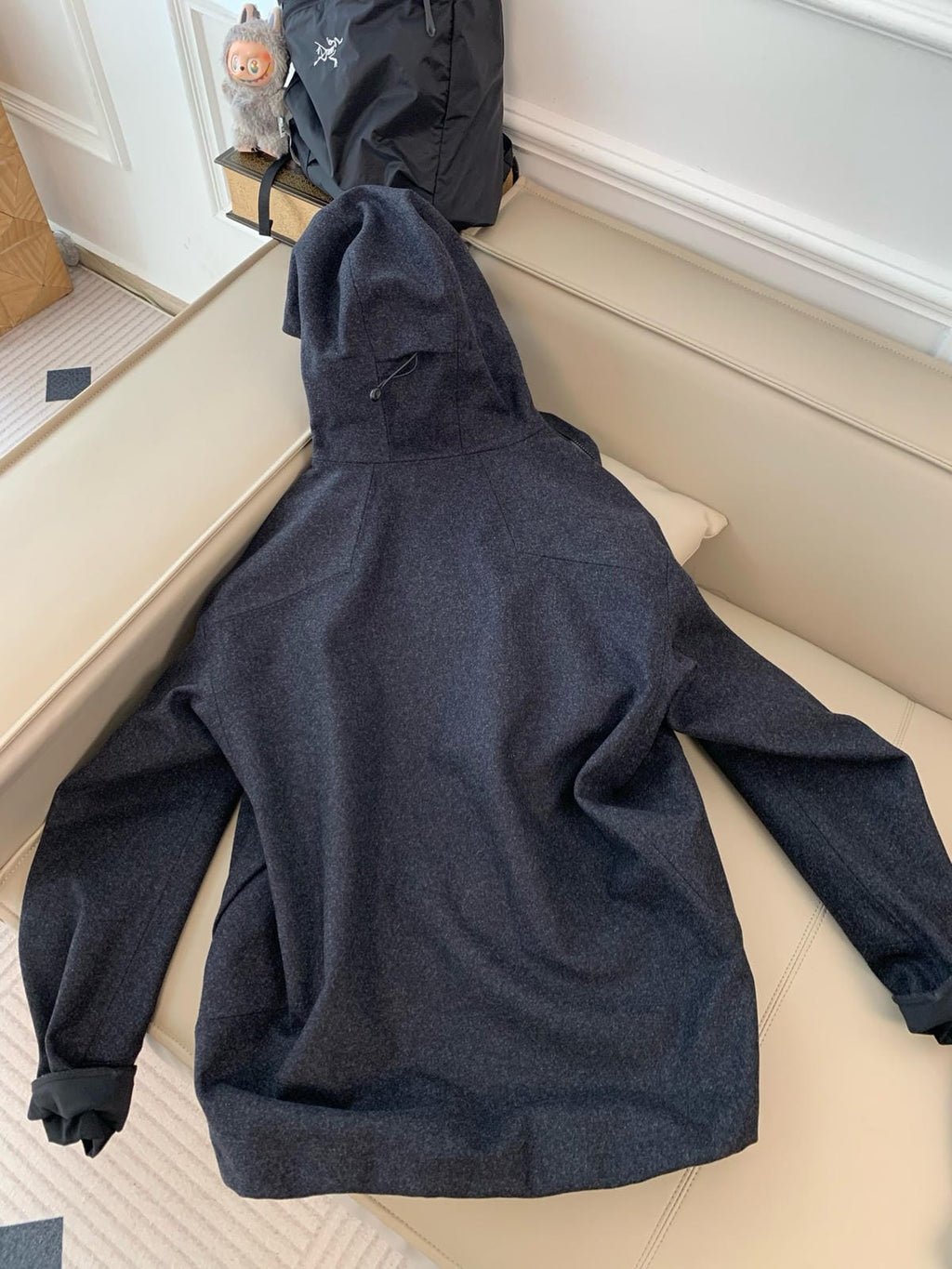 Activewear Premium WOOL Softshell Durable All-Weather Jacket with DWR Two-Way Stretch Outdoor & Casual Wear