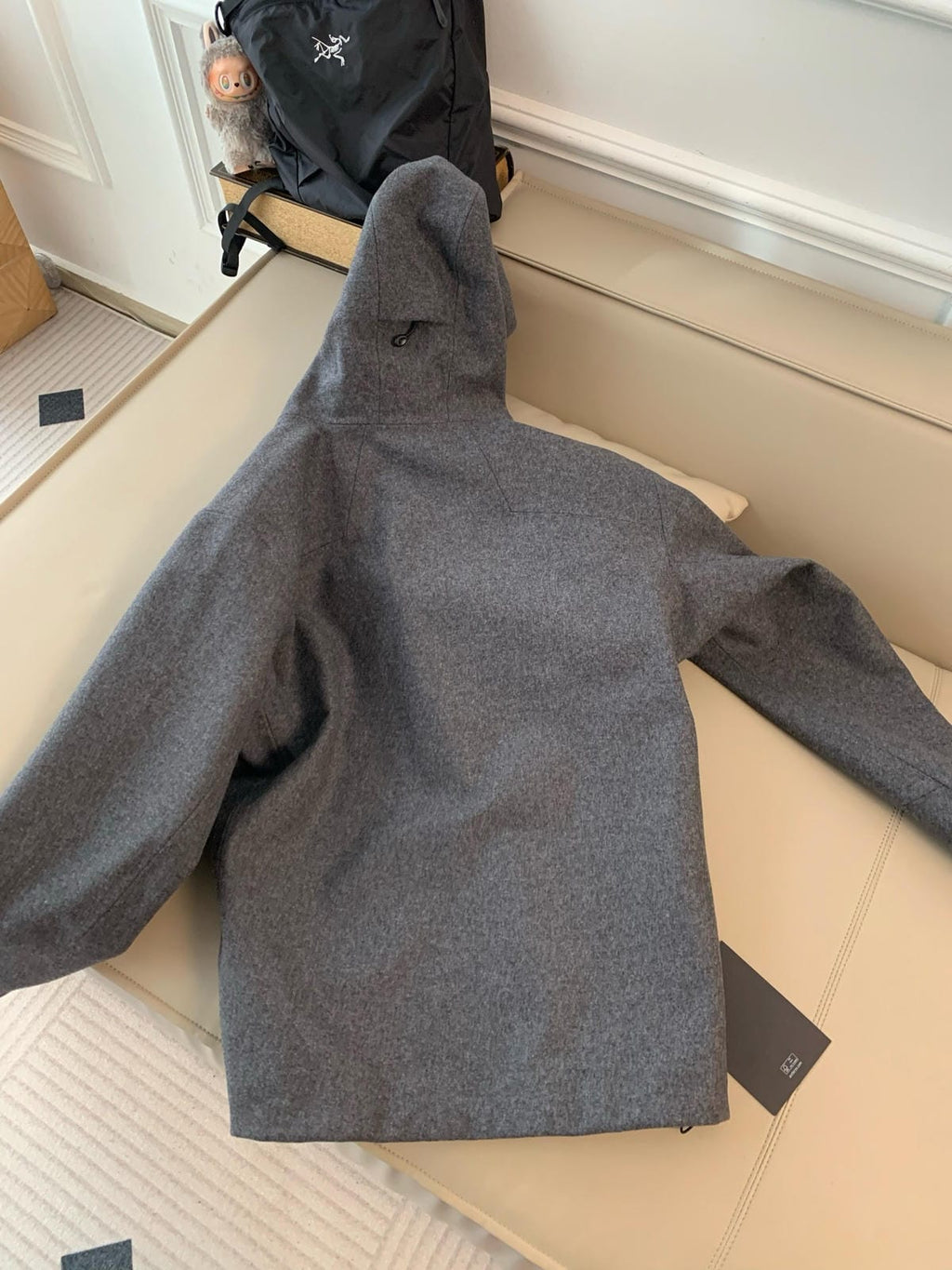 Activewear Premium WOOL Softshell Durable All-Weather Jacket with DWR Two-Way Stretch Outdoor & Casual Wear