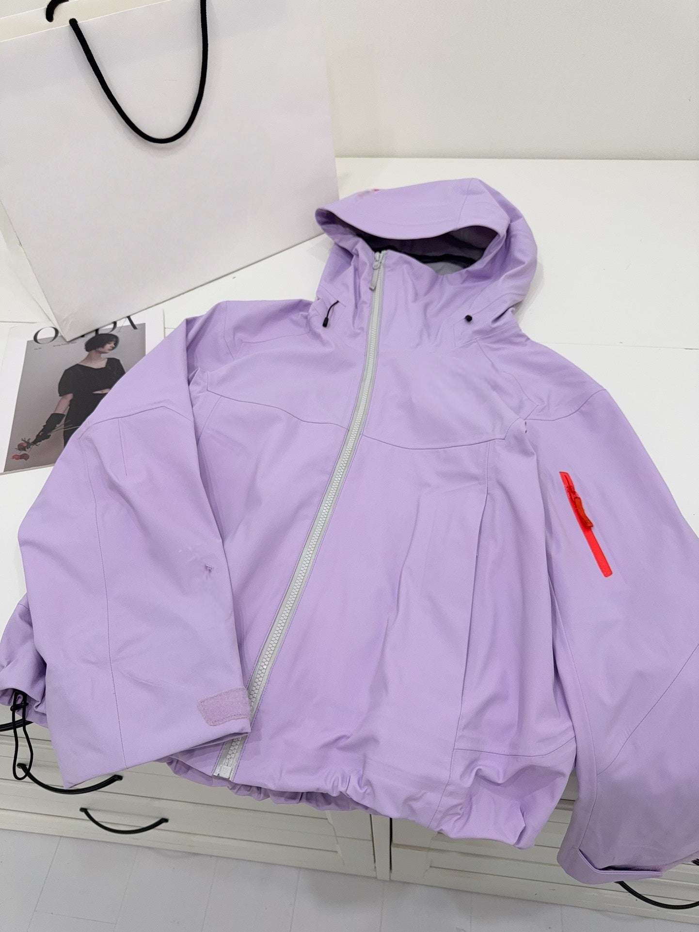 Unisex Waterproof Windproof Anti-Wrinkle Hardshell Jacket All-Weather Easy Care