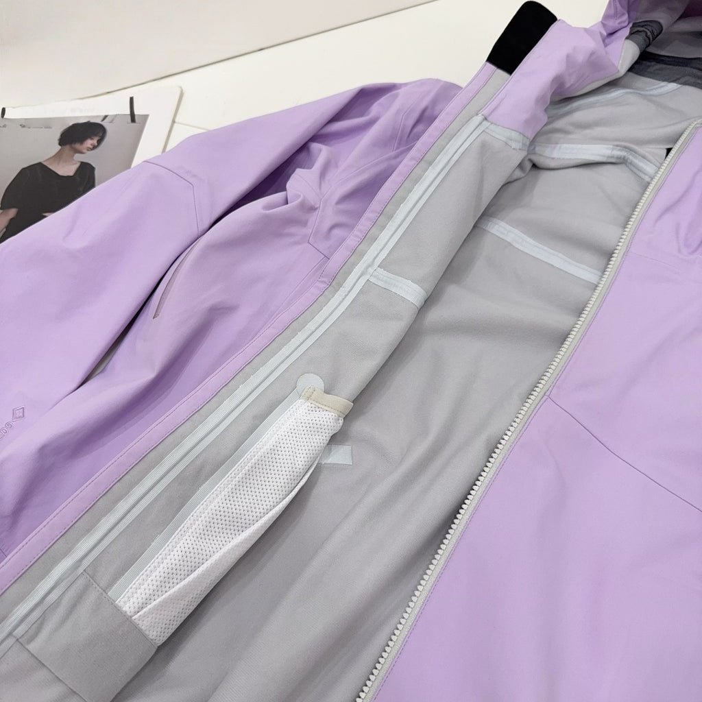 Unisex Waterproof Windproof Anti-Wrinkle Hardshell Jacket All-Weather Easy Care