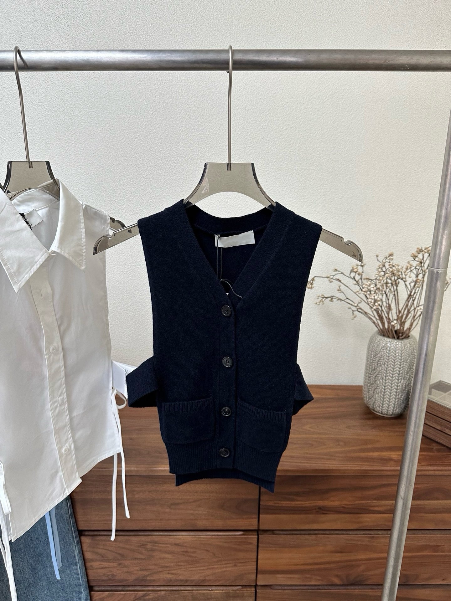 Women's High-Waist Multi-Pocket Vintage Blue Denim Shorts & Pants Cargo-Inspired Stretchy