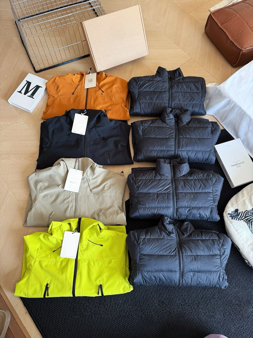 Flix & Ponyo Hooded Outerwear Unisex 800-Fill Power Duck Down 3-in-1 Waterproof Windproof Puffer Jacket Ultra-Light