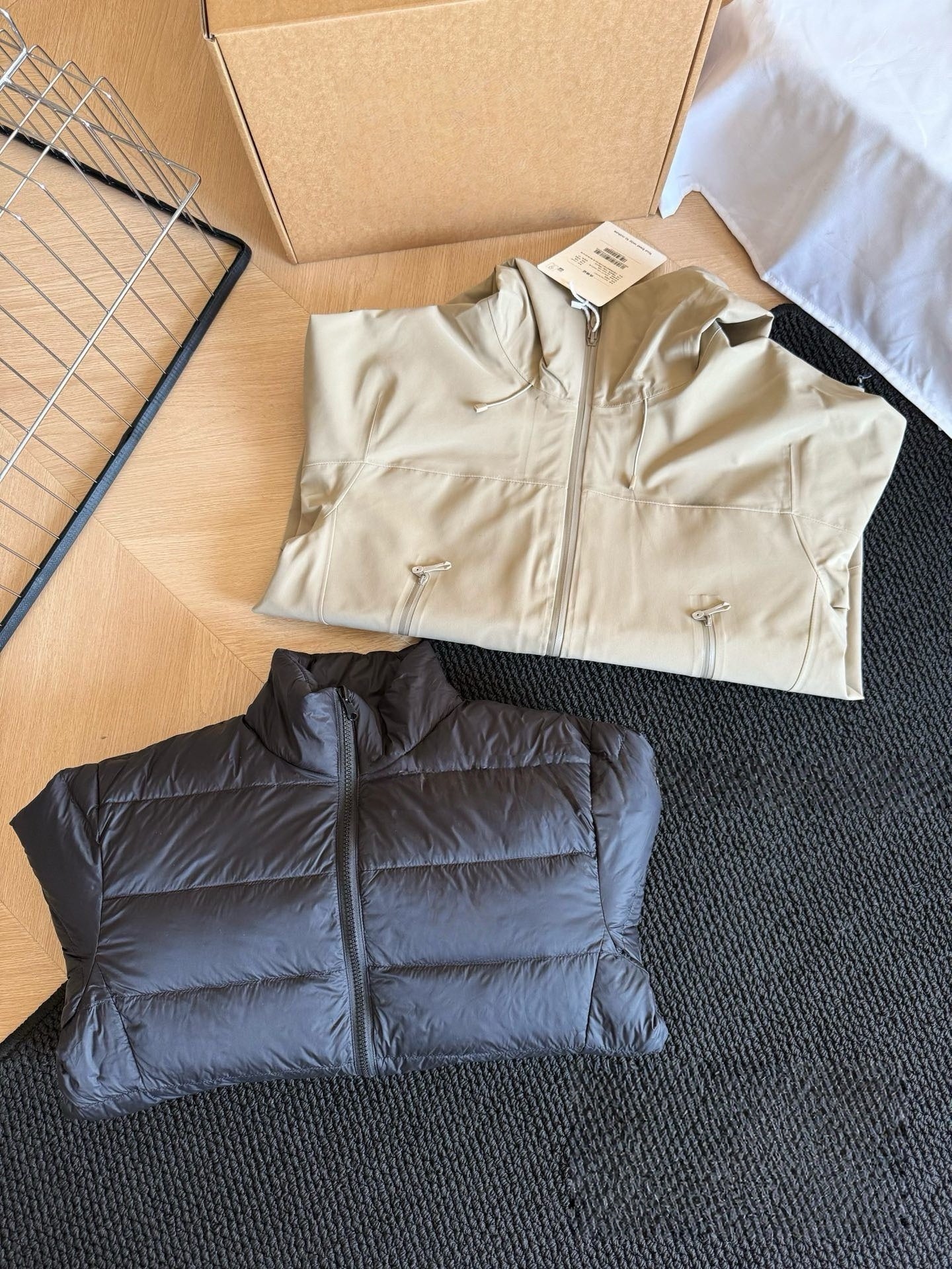 Flix & Ponyo Hooded Outerwear Unisex 800-Fill Power Duck Down 3-in-1 Waterproof Windproof Puffer Jacket Ultra-Light