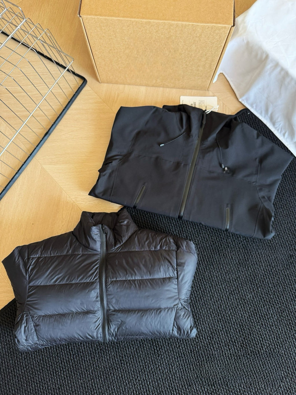 Flix & Ponyo Hooded Outerwear Unisex 800-Fill Power Duck Down 3-in-1 Waterproof Windproof Puffer Jacket Ultra-Light