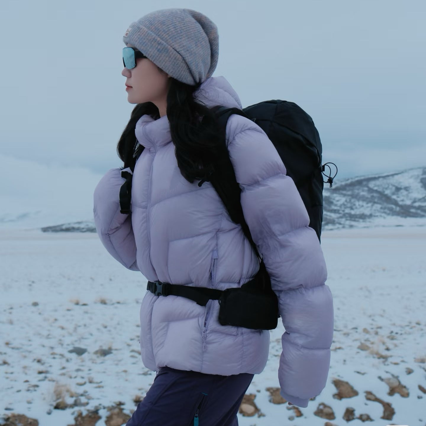 Hooded 1000 Fill Power Water-Repellent Goose Down Lightweight Insulated Outdoor Jacket for Men and Women Unisex Warm  Water-proof with Pocket 1000FP