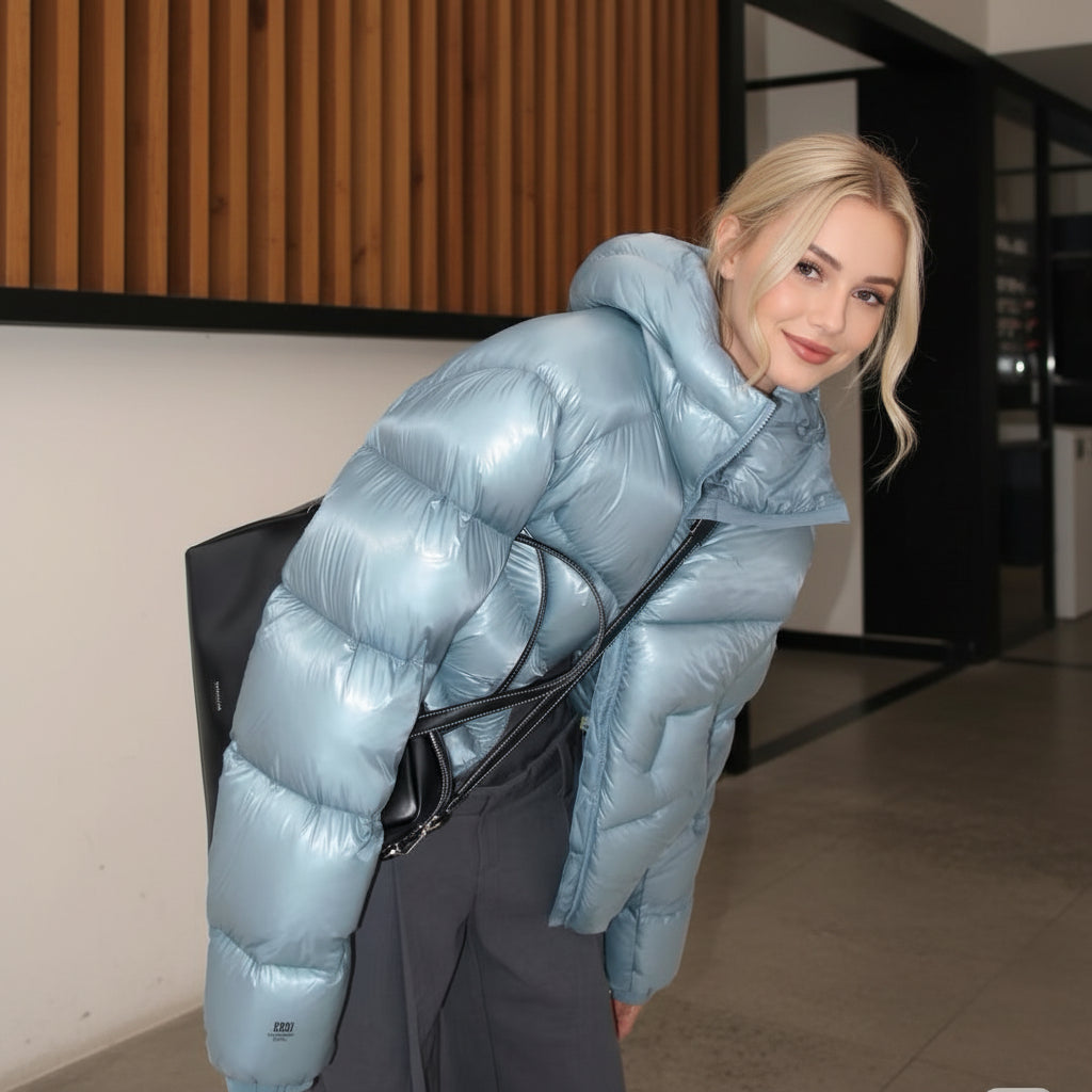 Hooded 1000 Fill Power Water-Repellent Goose Down Lightweight Insulated Outdoor Jacket for Men and Women Unisex Warm  Water-proof with Pocket 1000FP