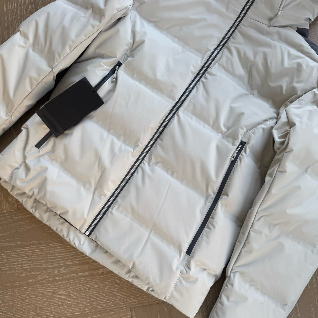 Flix and Ponyo Men's/Women's Waterproof Hooded Duck Down Puffer Jacket for Winter Outdoor Sports Unisex