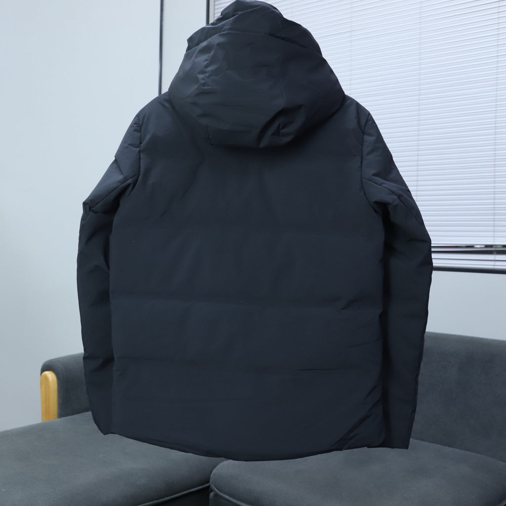 Flix and Ponyo Men's/Women's Waterproof Hooded Duck Down Puffer Jacket for Winter Outdoor Sports Unisex