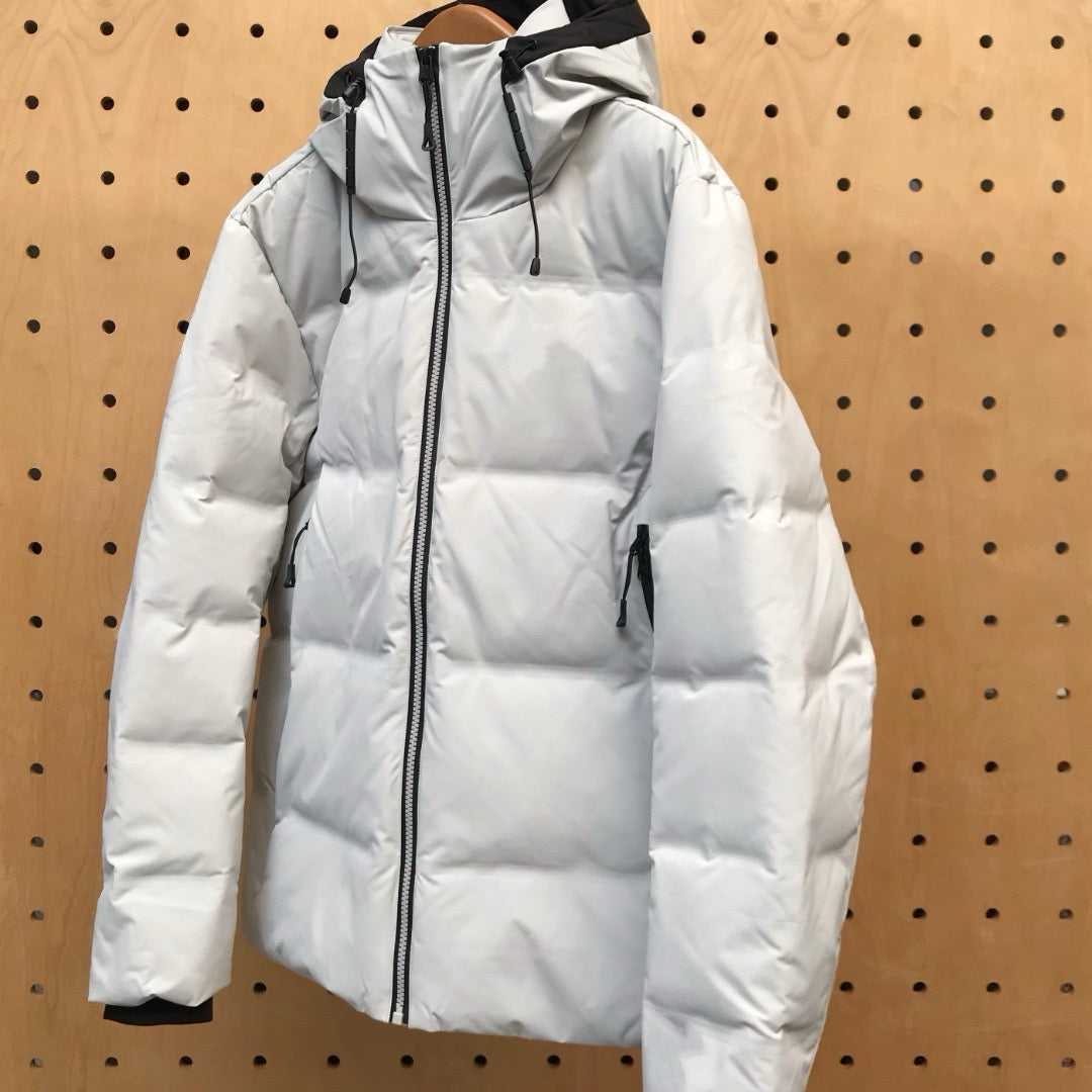 Flix and Ponyo Men's/Women's Waterproof Hooded Duck Down Puffer Jacket for Winter Outdoor Sports Unisex