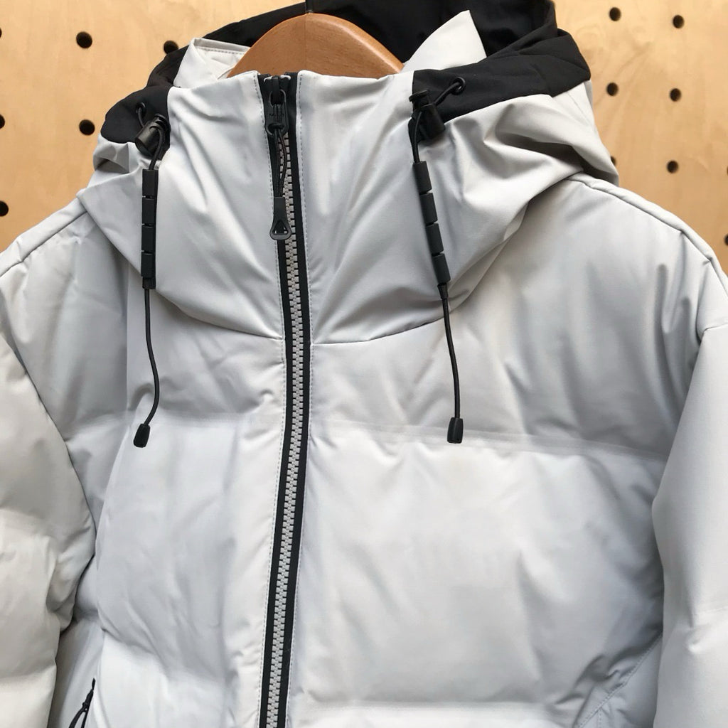 Flix and Ponyo Men's/Women's Waterproof Hooded Duck Down Puffer Jacket for Winter Outdoor Sports Unisex