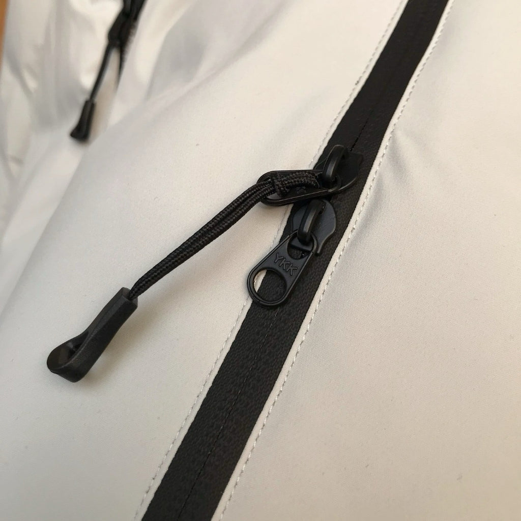 Flix and Ponyo Men's/Women's Waterproof Hooded Duck Down Puffer Jacket for Winter Outdoor Sports Unisex