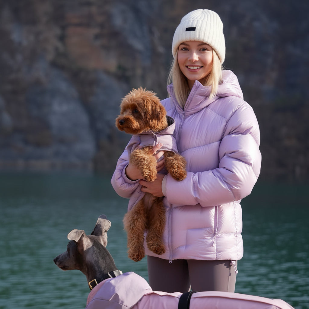 Hooded 1000 Fill Power Water-Repellent Goose Down Lightweight Insulated Outdoor Jacket for Men and Women Unisex Warm  Water-proof with Pocket 1000FP