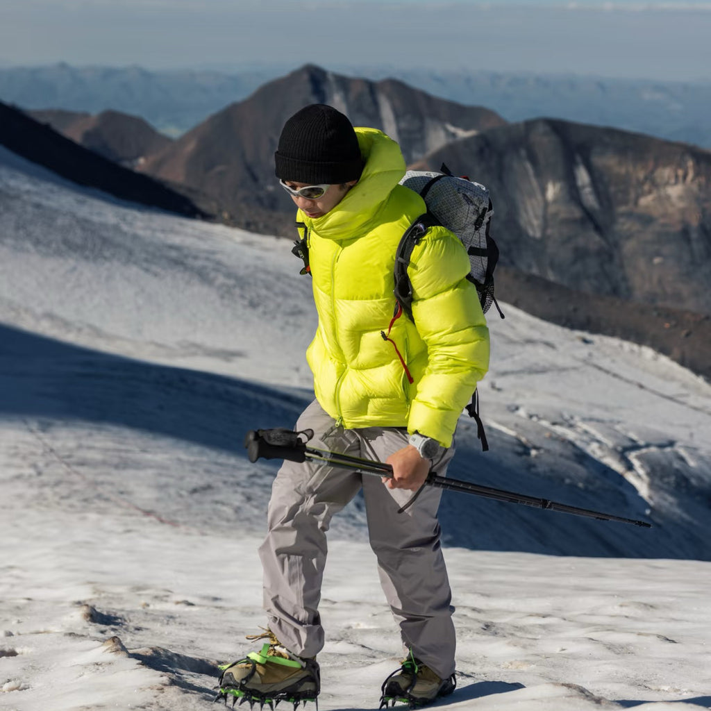 Hooded 1000 Fill Power Water-Repellent Goose Down Lightweight Insulated Outdoor Jacket for Men and Women Unisex Warm  Water-proof with Pocket 1000FP