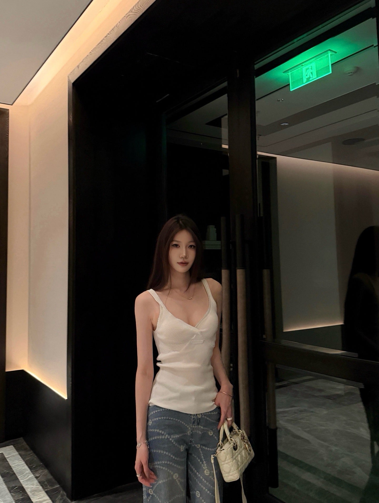 Style French Preppy Knit Collection: Pointelle Knit Cardigan, Polo Tee, Ribbed Tank &amp; Cami Dress - Elegant Summer Capsule Wardrobe - High Elasticity Chic Outfits