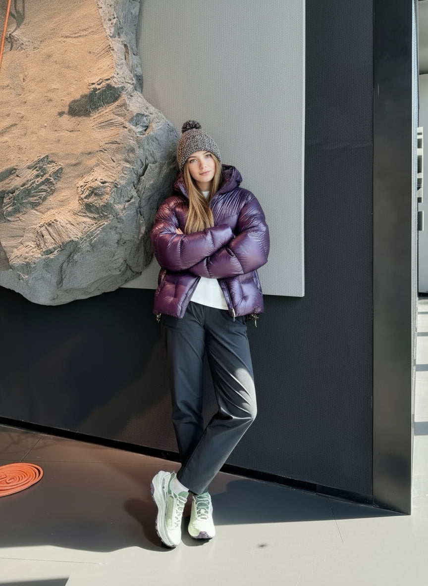 Hooded 1000 Fill Power Water-Repellent Goose Down Lightweight Insulated Outdoor Jacket for Men and Women Unisex Warm  Water-proof with Pocket 1000FP