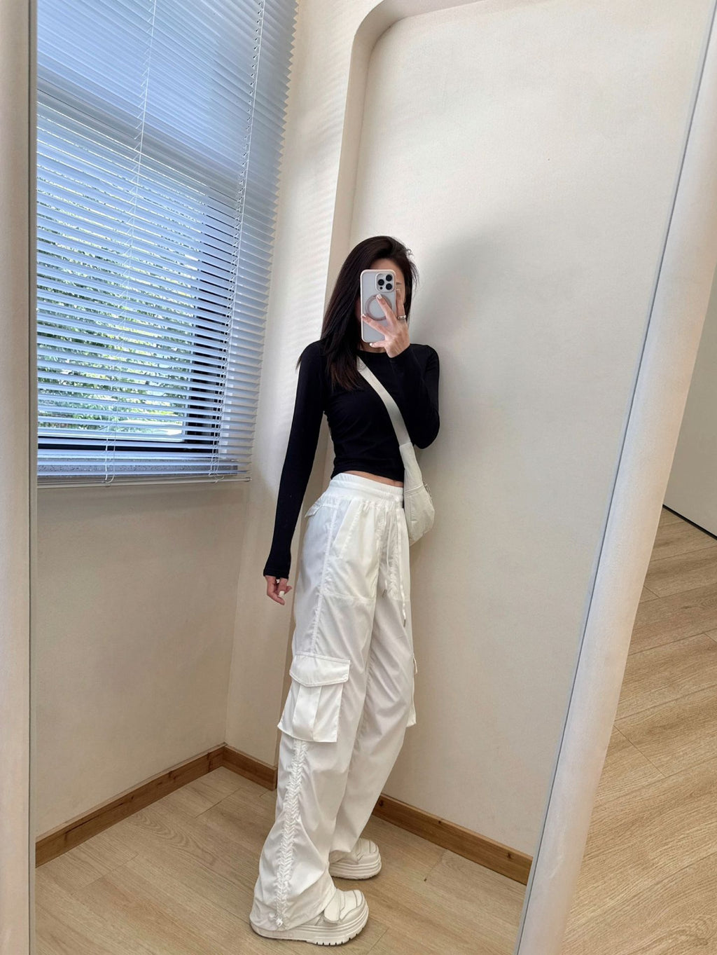 Dance Studio Workwear Loose Pants Lightweight Outdoor Quick-Dry Casual Sports High-Waist Drawstring Straight-Leg Pants for Women