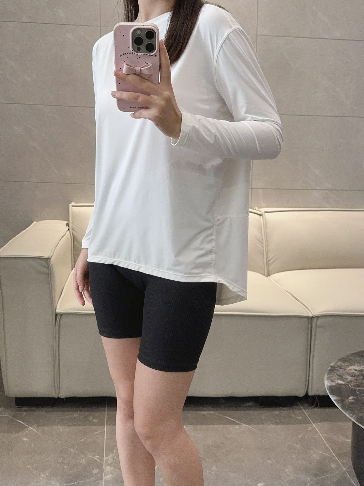 Action Yoga Wear Sun Protection Cool Sports Top Long Sleeve Versatile Base Layer Casual active wear woman