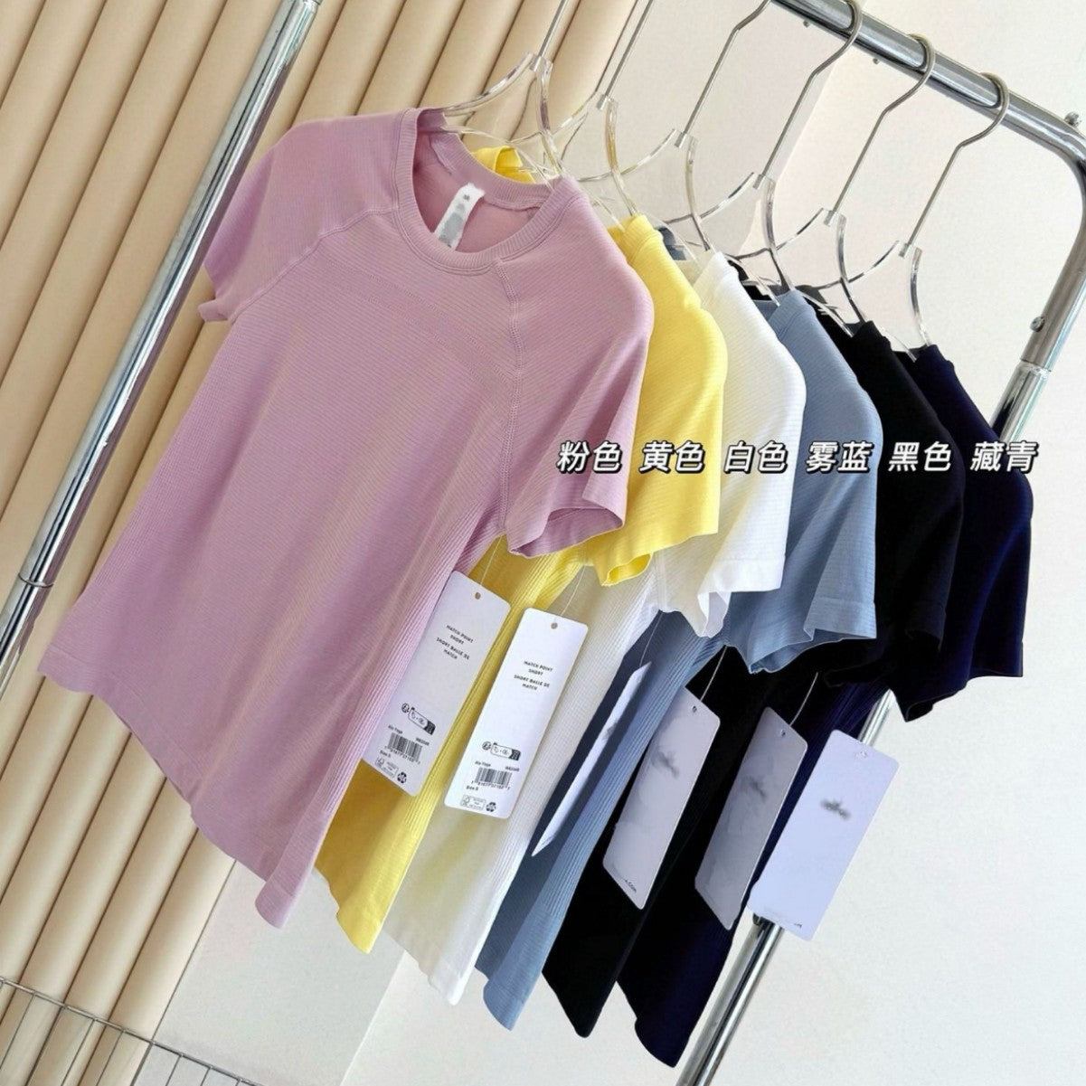 *ALO Nude Seamless Running Short Sleeve Summer Quick-Dry Sports Fitness Running Training Breathable Yoga One-Piece Fabric T