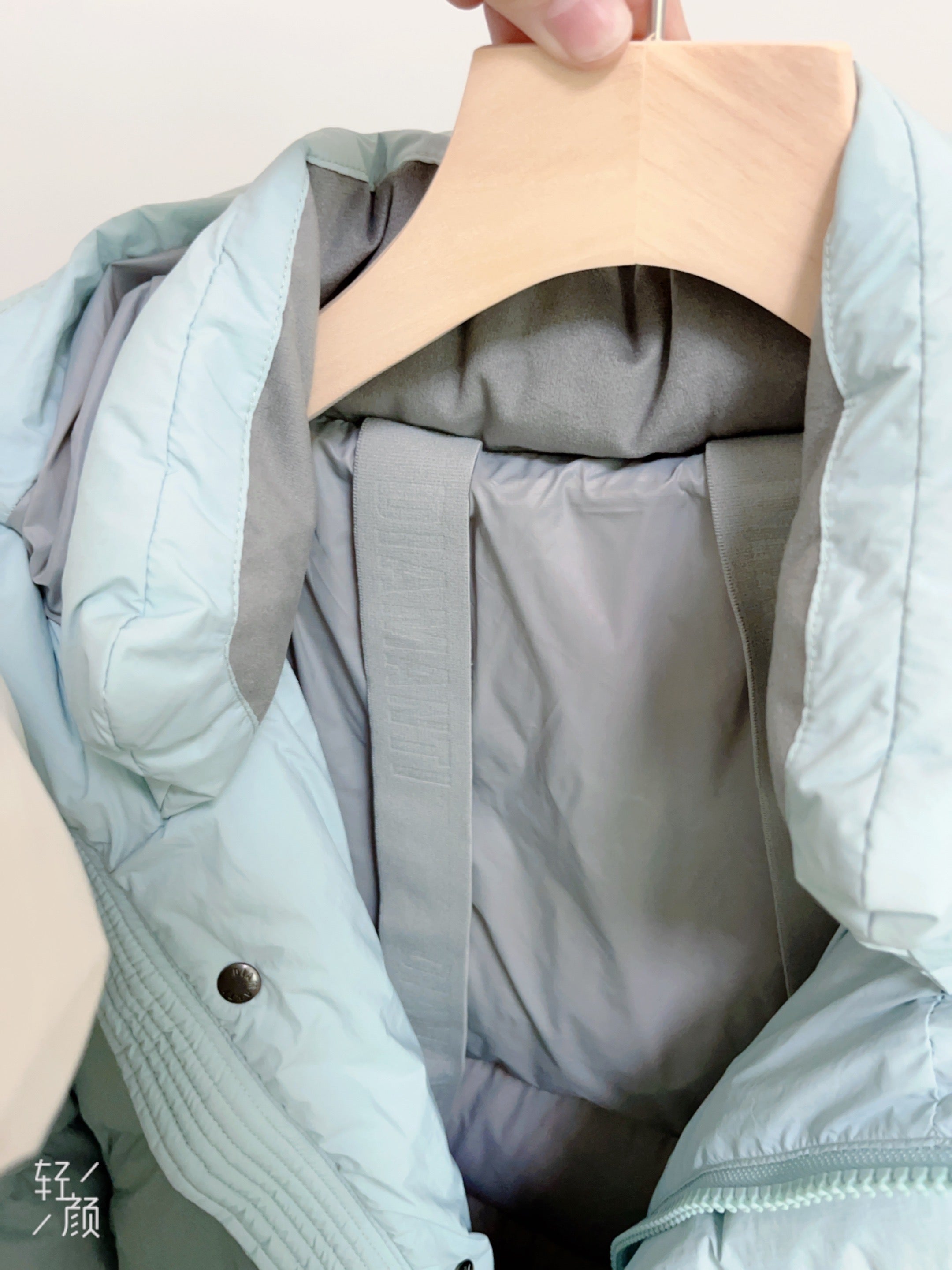 Long Duck Down Jacket With 7  horizontal baffles Hooded Warm Puffy Unisex Women Black White Grey Easy Clean 850FP model2360