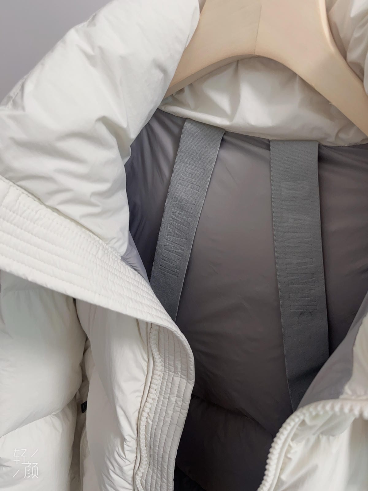 White Duck Down Hooded Jacket Puffy Fluffy Woman Cloud-like Soft Warm Unisex Man Pocket Hood Black 850FP Model2306