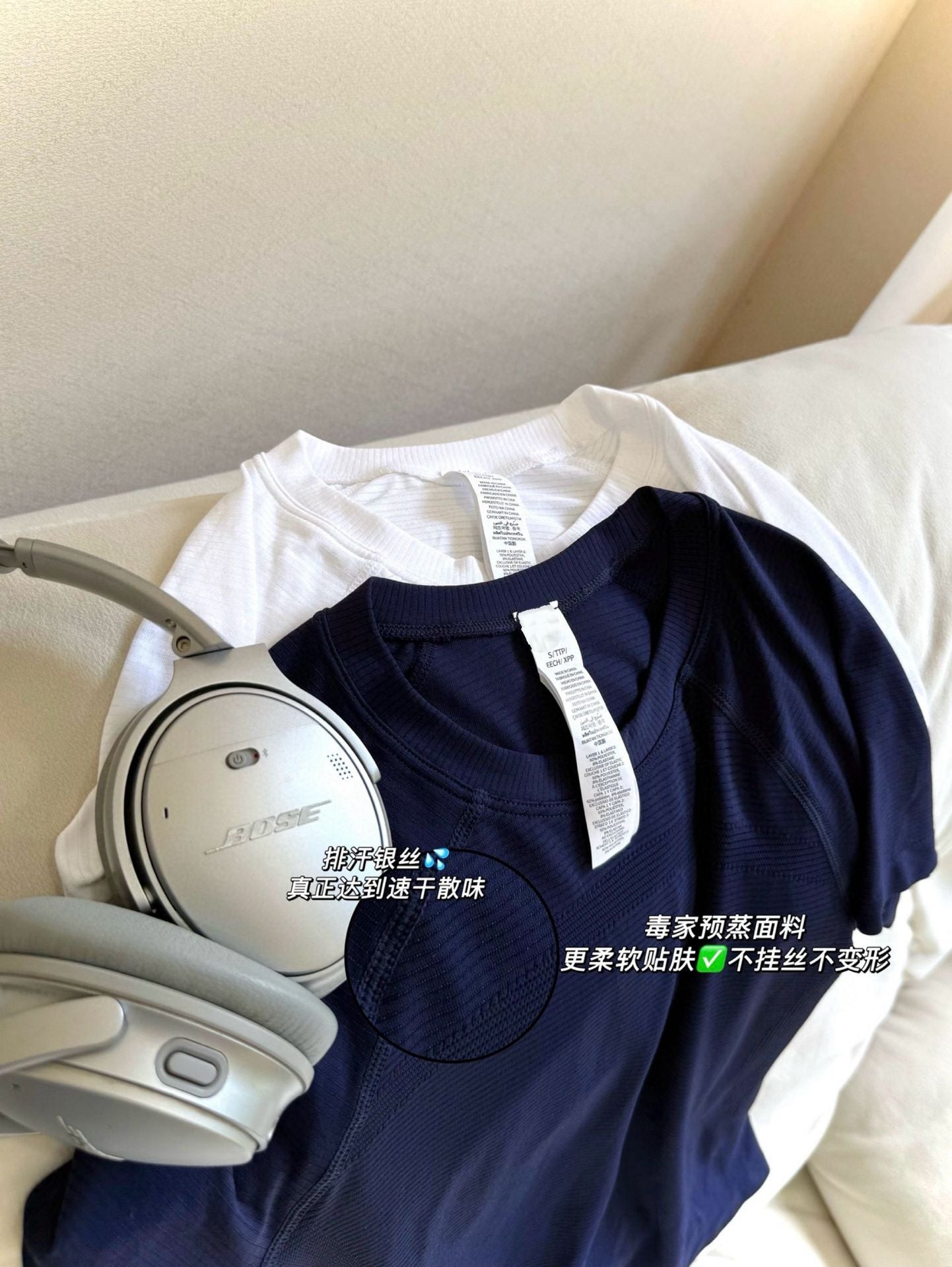 *ALO Nude Seamless Running Short Sleeve Summer Quick-Dry Sports Fitness Running Training Breathable Yoga One-Piece Fabric T