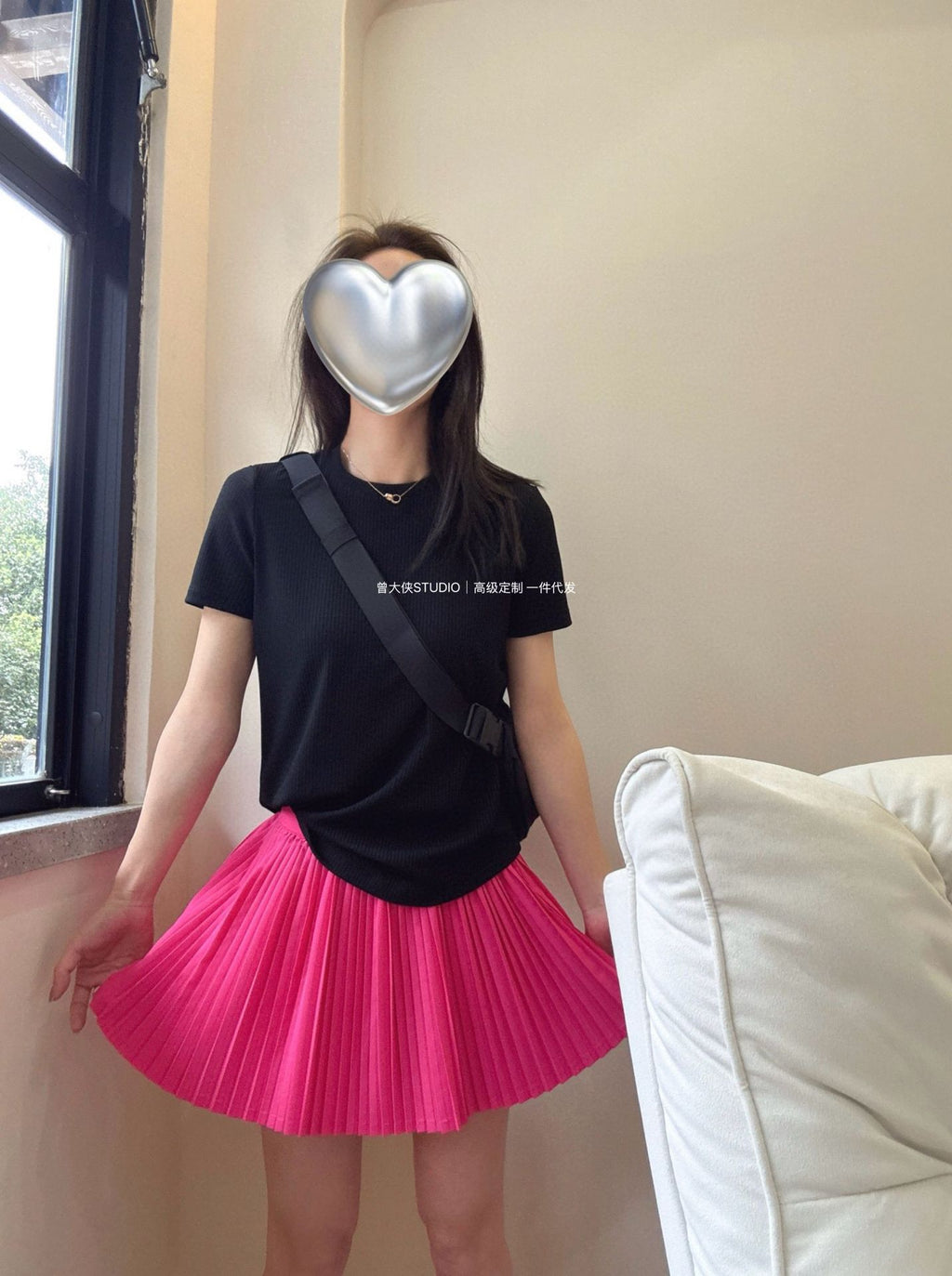 *Alo Curved Hem Short Sleeve25Summer Outdoor Casual Basic Anti-Stripe Versatile Breathable Round Neck Slimming T New T-shirt