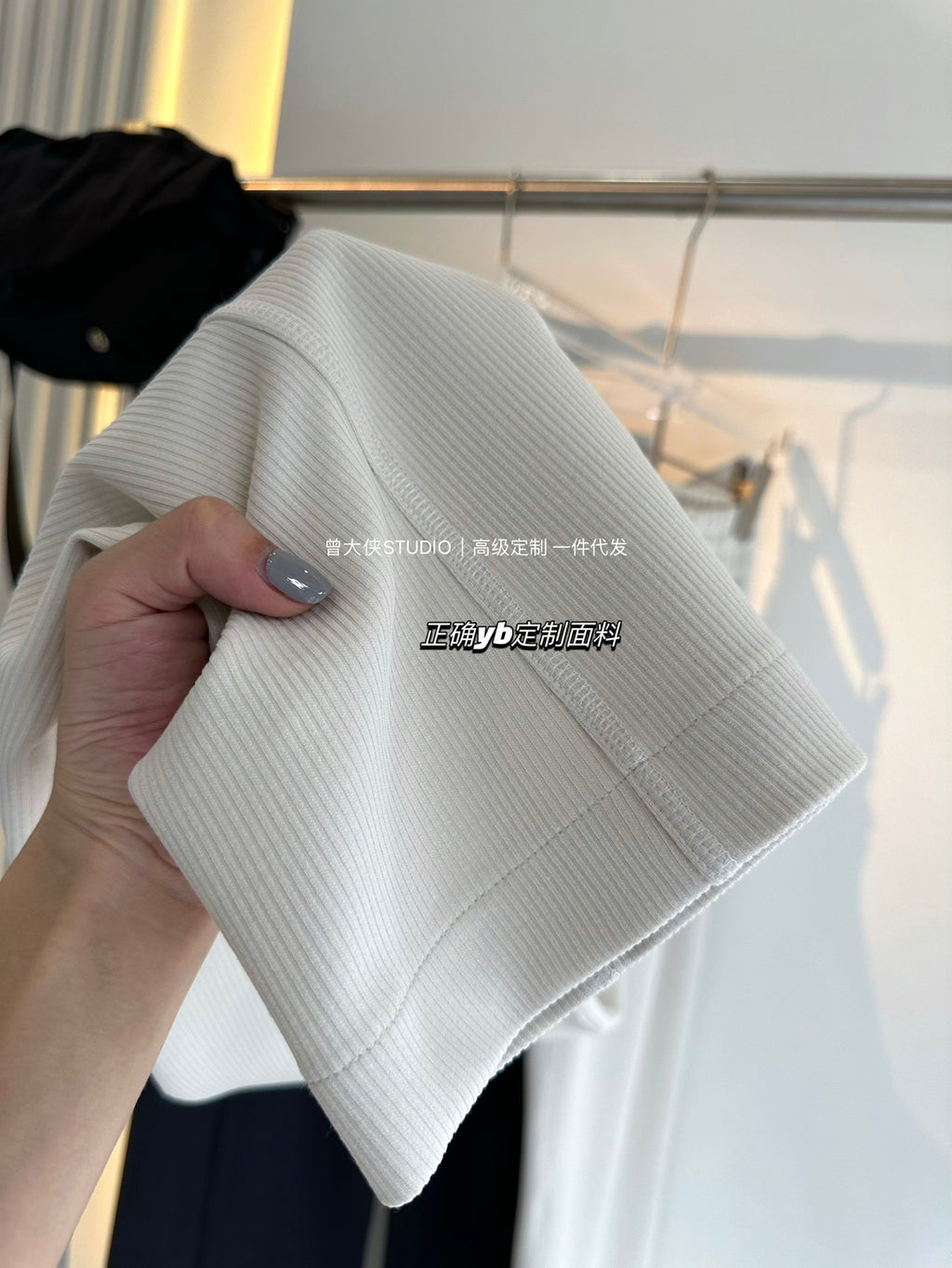 *LULU Same Style Softstreme Threaded High-Waisted Draped Casual Yoga Straight Narrow Wide-Leg Pants for Women