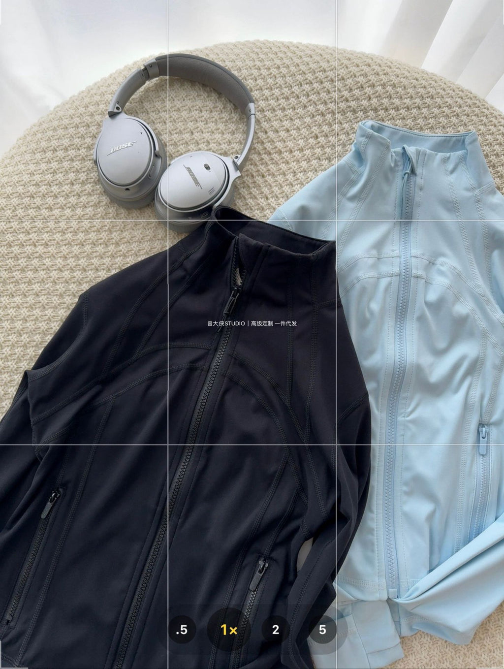 *Define Canada Short Style Cropped Yoga Sports Jacket Women's Slim Stand Collar Fitness Jacket Spring Women