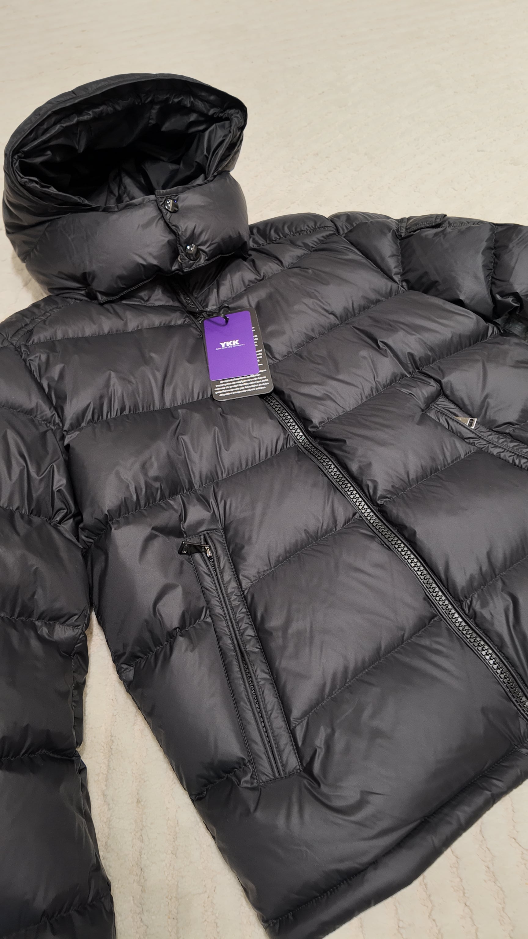 Goose DownJacket hooded  Man Unisex Endurable Easy Clean Warm Lightweight 850FP model 1903