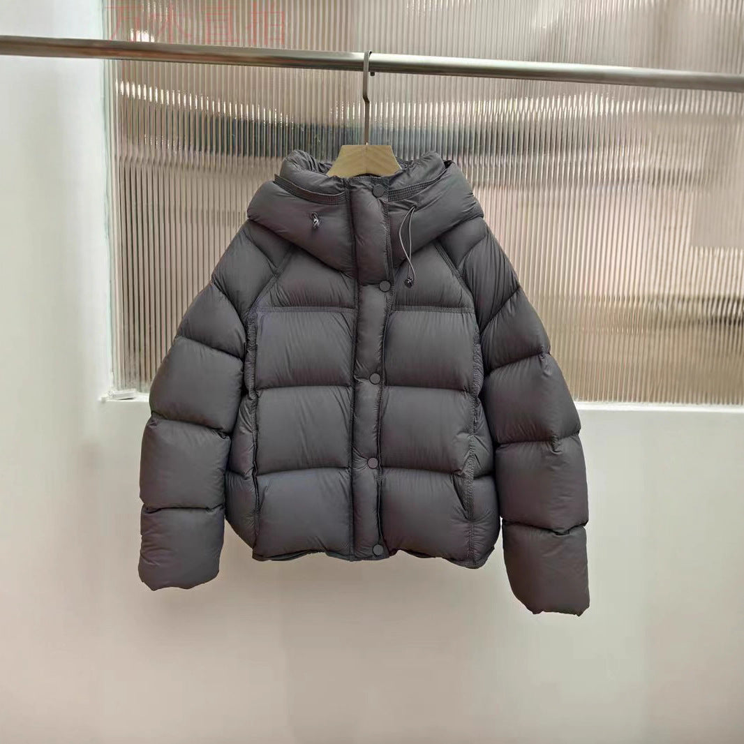 Ultra-Light High Fill Power White Goose Down Jacket Anti-Leakage Tech & Breathable Nylon Shell 90% Northern White Goose Down Parka - 800FP Fluffy Warmth with Innovative Anti-Down Stitching